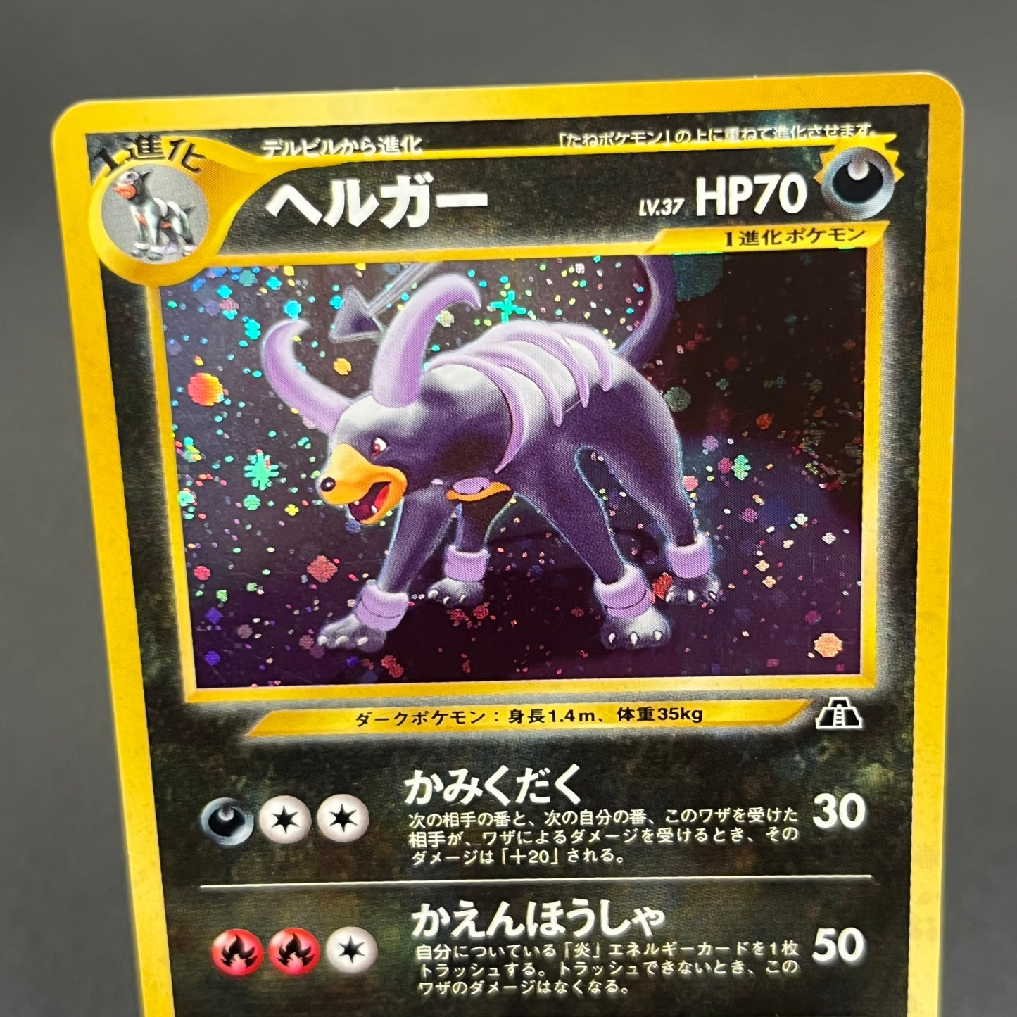 Houndoom No.229 Neo Discovery Holo Old Back Pokemon Card