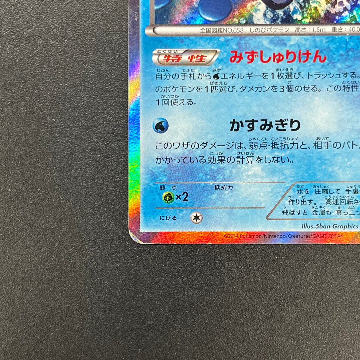 Greninja 073/XY-P Promo Game Summer Vacation Pokemon Card