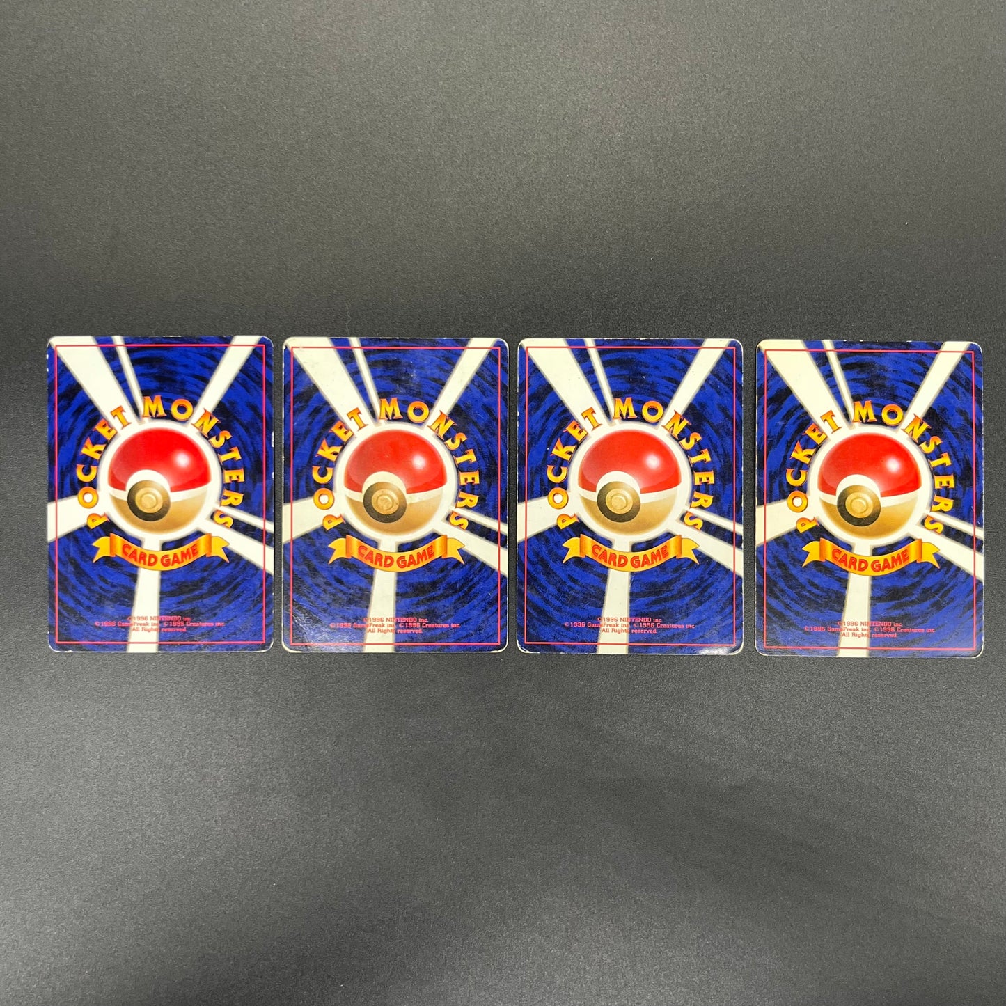 Jolteon Vaporeon Flareon Jungle Holo Old Back Pokémon Card
