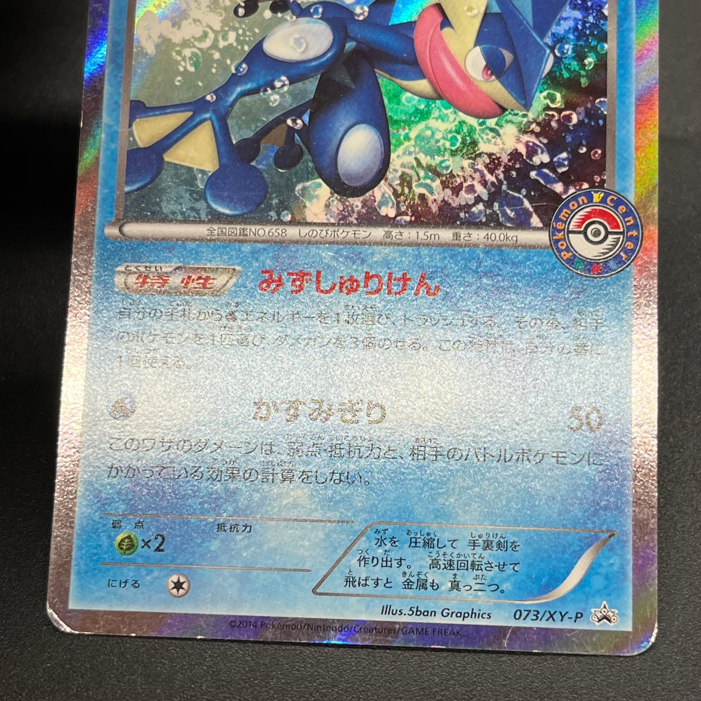 Greninja 073/XY-P Promo Game Summer Vacation Pokemon Card