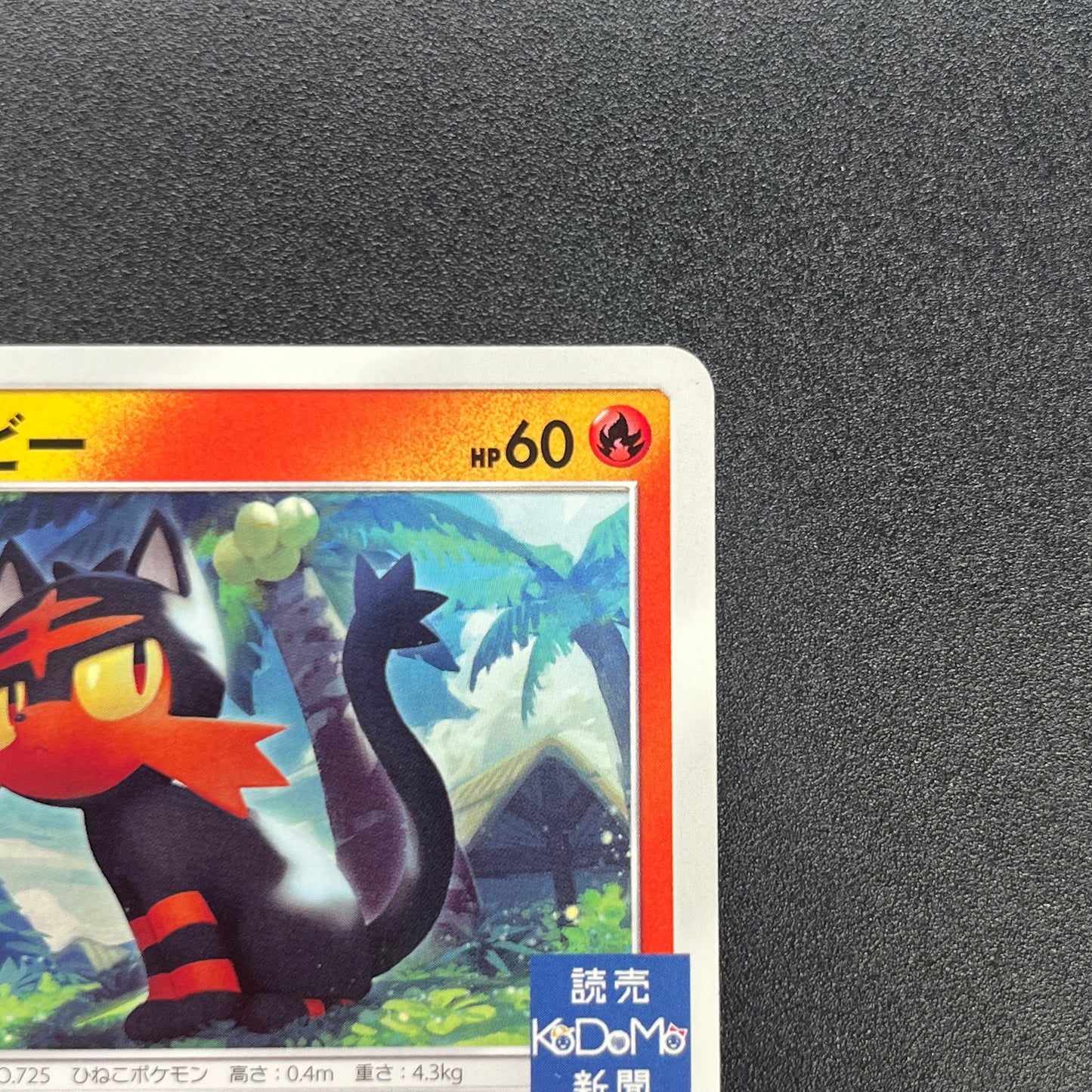 Litten Promo 050/SM-P Kodomo Stamp Japanese Pokemon Card