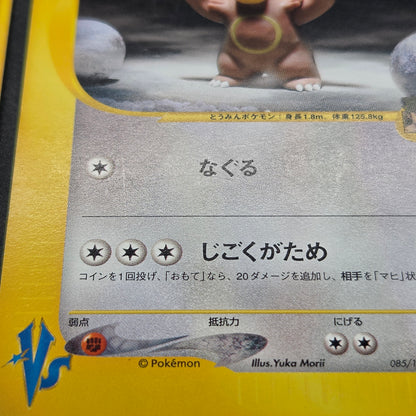 Bruno's Hitmonlee Ursaring Hitmonchan 3set VS Pokémon Card