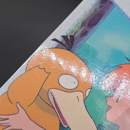 Misty & Psyduck 62 Bandai Carddass Vending Pokemon Card