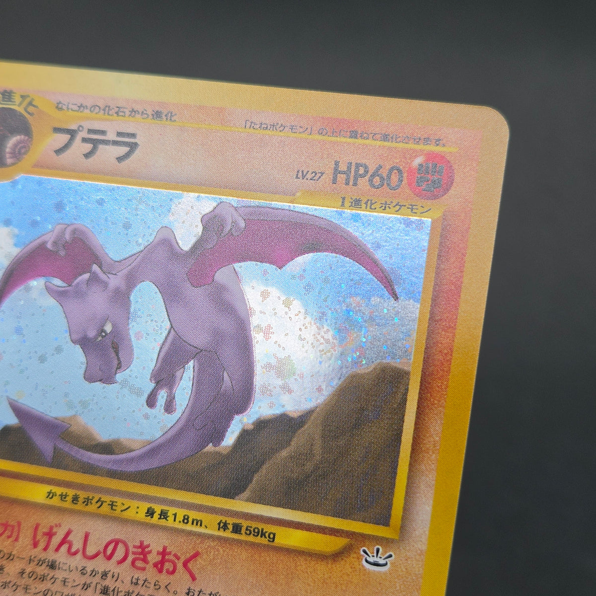 Aerodactyl Neo Revelation Old Back Japanese Pokemon Card