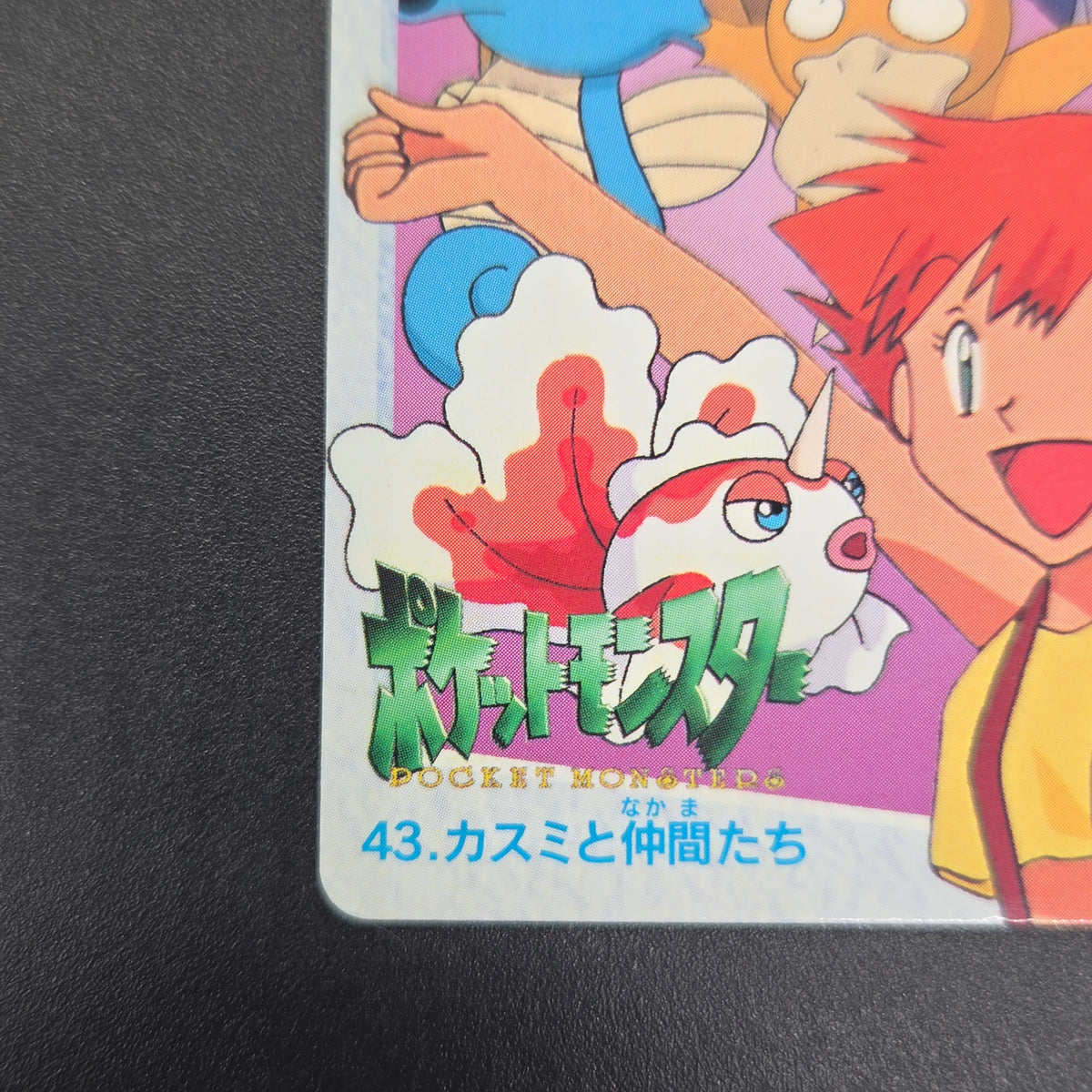 Misty & Friends 43 Bandai Carddass Vending Pokemon Card
