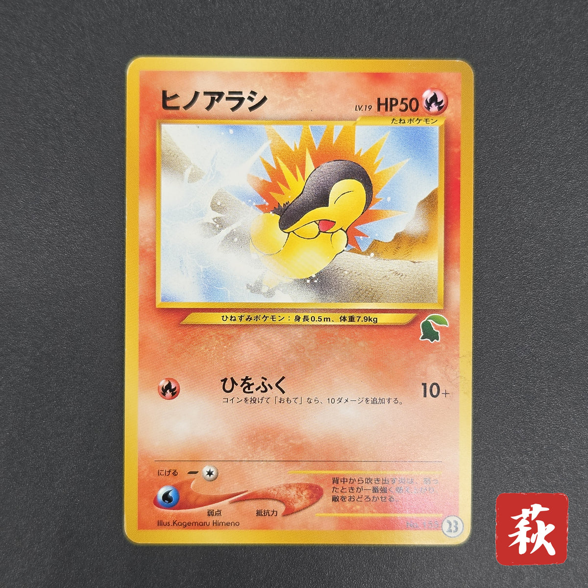 Cyndaquil 155 Intro Pack Neo Chikorita Deck Pokemon card