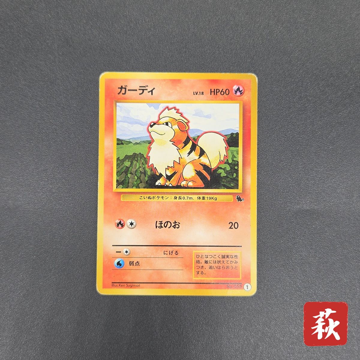 Growlithe 058 Intro Pack Squirtle Deck 29 Pokemon Card