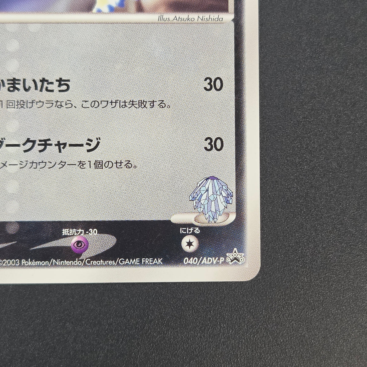 Forina's Absol 040/ADV-P Promo Gym Official Lottery Card