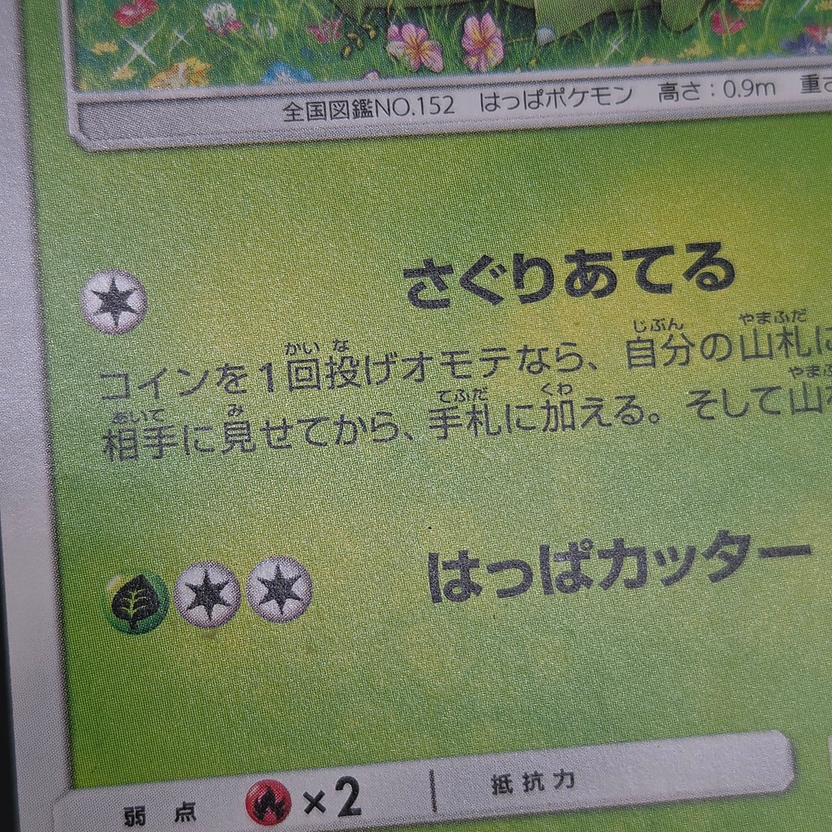 Chikorita 373/SM-P Promo Card Station event Pokemon Card