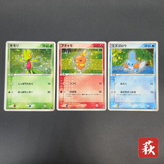Mudkip 003/019 Torchic Treecko 3set Japanese Pokemon Card