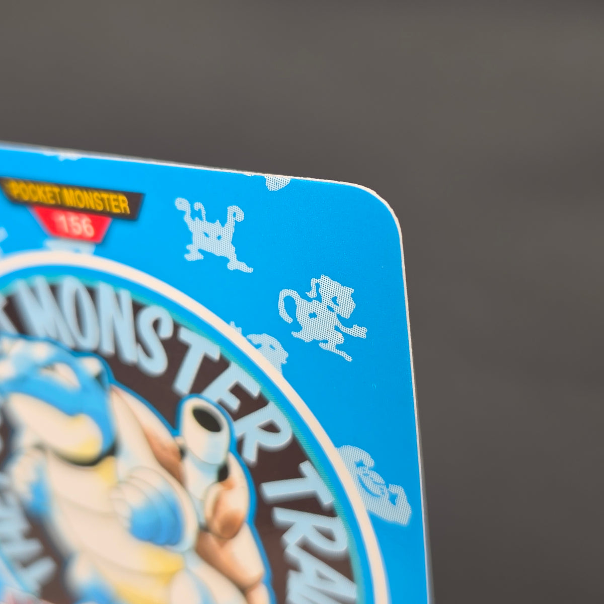 Blastoise Trainer No. 156 Town Map Carddass Vending Card