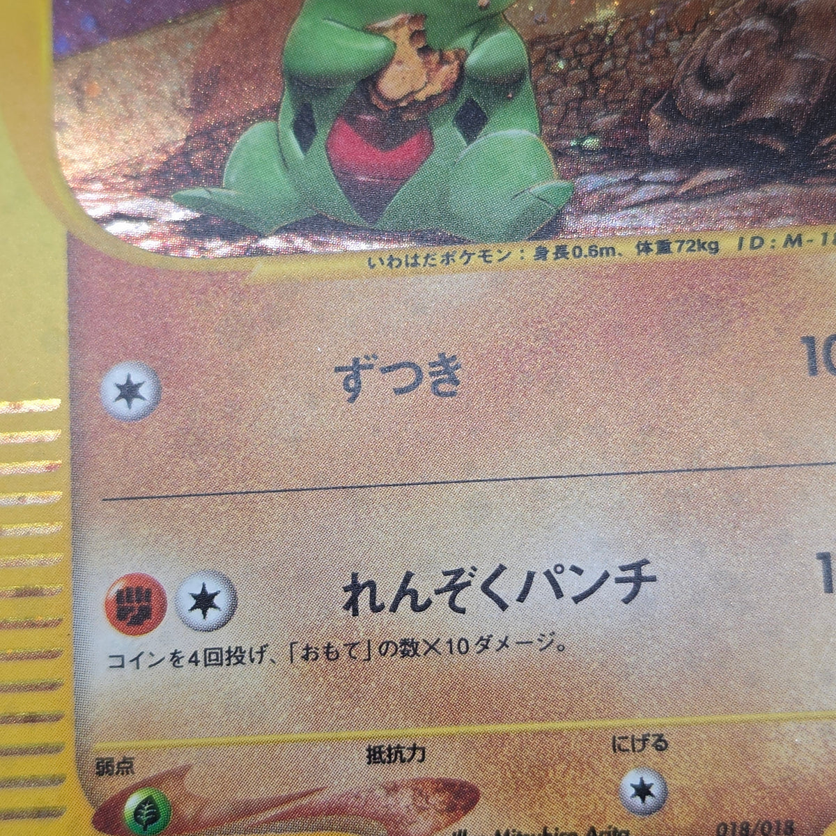 Larvitar 018/018 McDonald's Holo Promo Pokémon Card