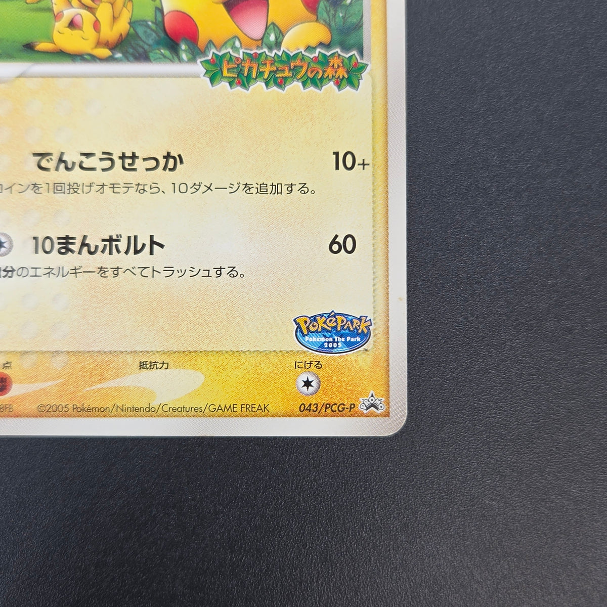 PokePark's Pikachu 043/PCG-P Promo Japanese Pokémon Card