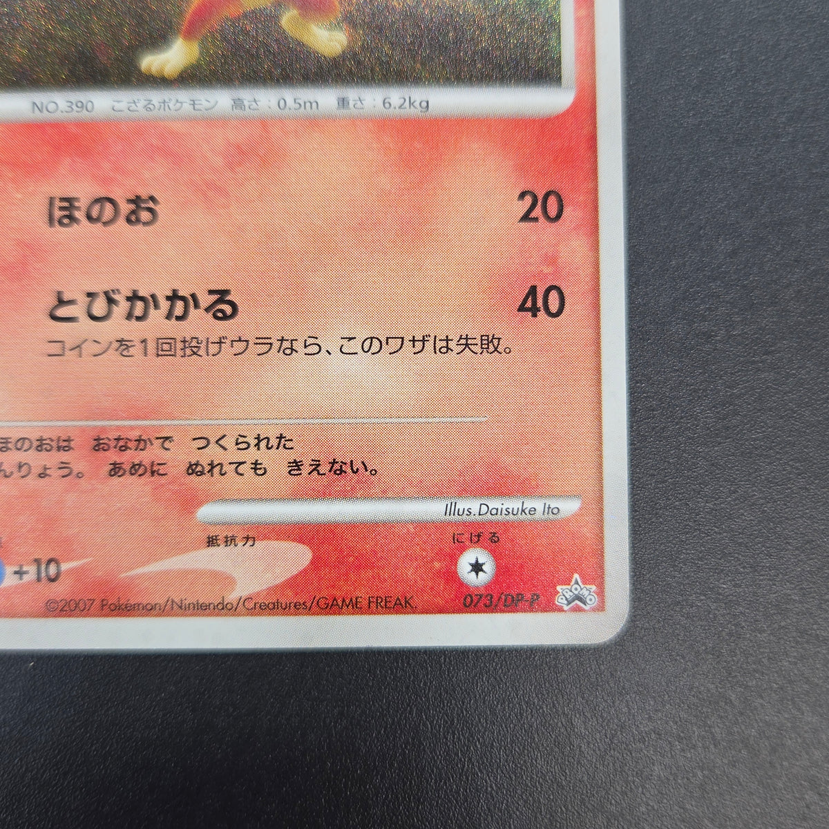 Chimchar 073/DP-P Beginner's Classroom DP Holo Promo Card