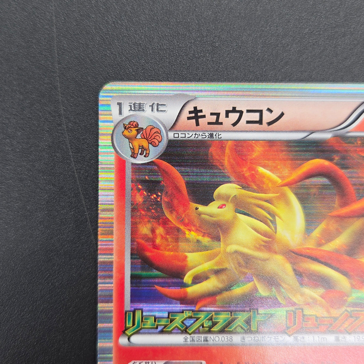 Ninetales 123/BW-P Dragon Blast Dragon Blade Pokemon Card