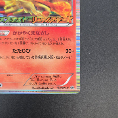 Ninetales 123/BW-P Dragon Blast Dragon Blade Pokemon Card
