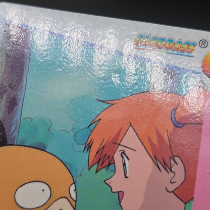Misty & Psyduck 62 Bandai Carddass Vending Pokemon Card