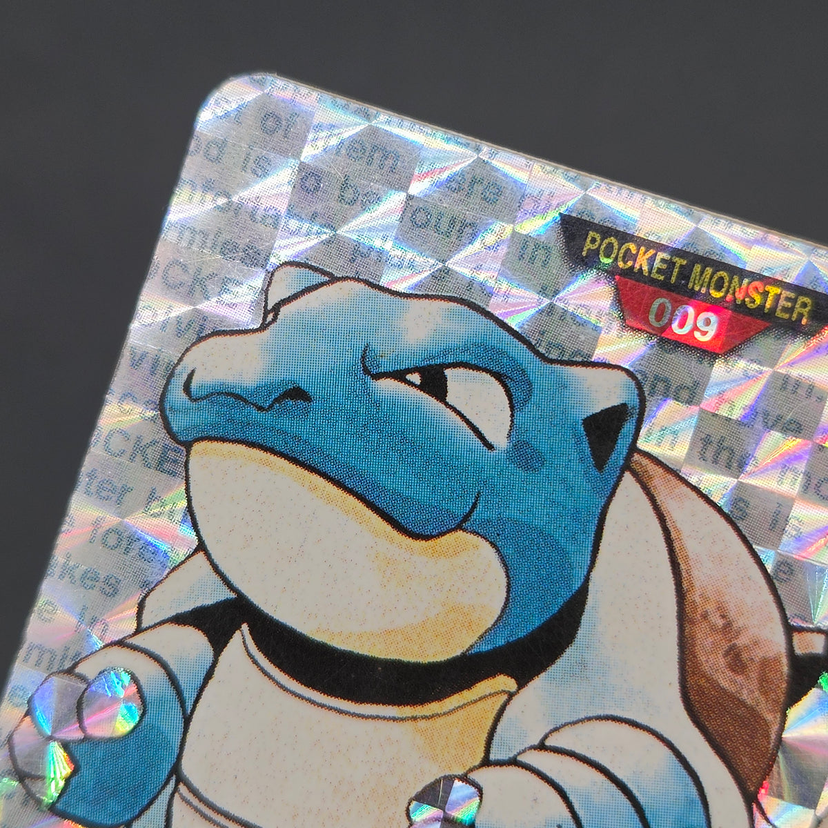 Blastoise File No. 009 Bandai Carddass Red Prism Card