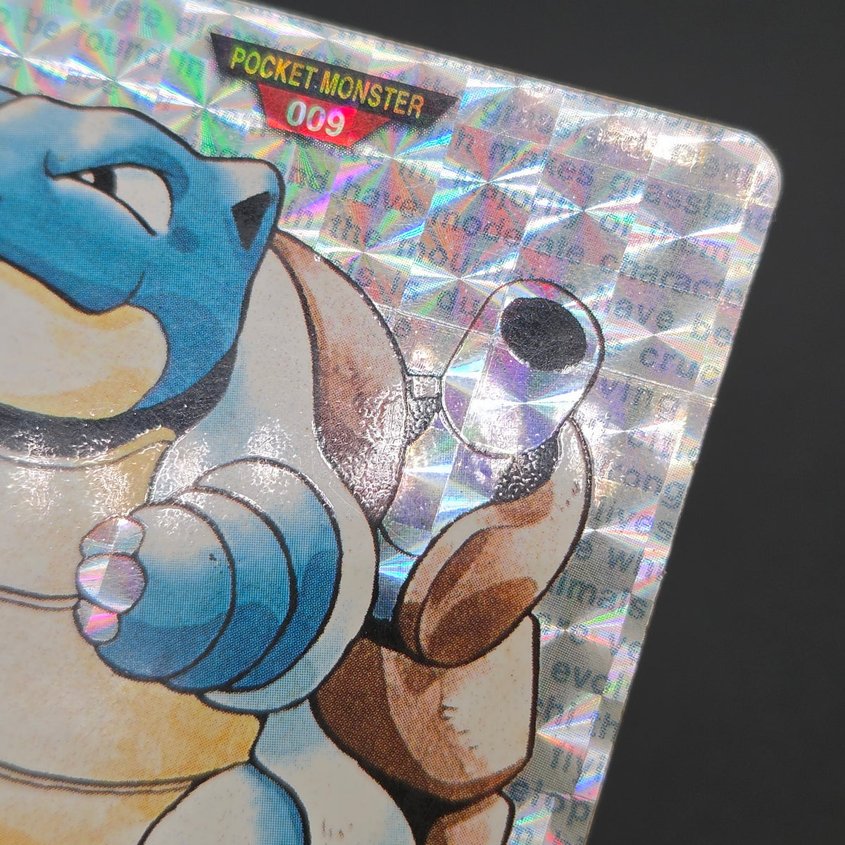 Blastoise File No. 009 Bandai Carddass Red Prism Card