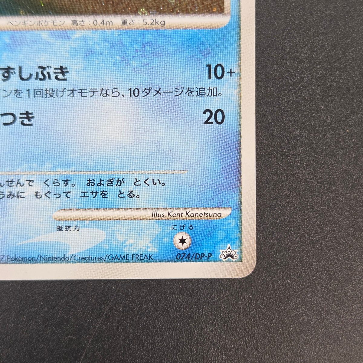 Piplup 074/DP-P Beginner's Classroom Promo Pokemon Card