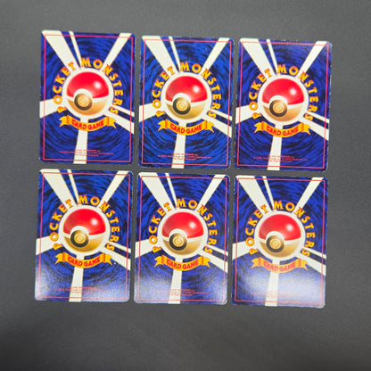 Growlithe Machoke etc 6set Vending Tomokazu Komiya Card