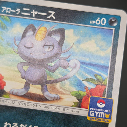 Alolan Meowth 255/SM-P 032/SM-P Promo Gym Pokemon Card