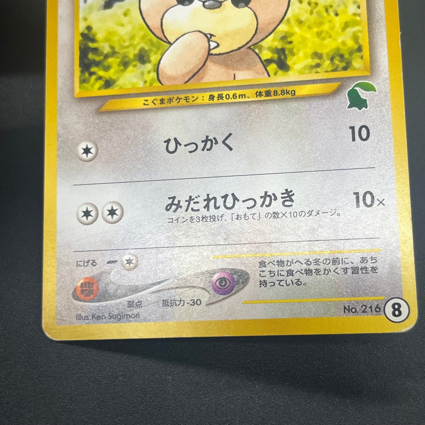 Teddiursa No. 216 Intro Pack Chikorita Deck Pokémon Card