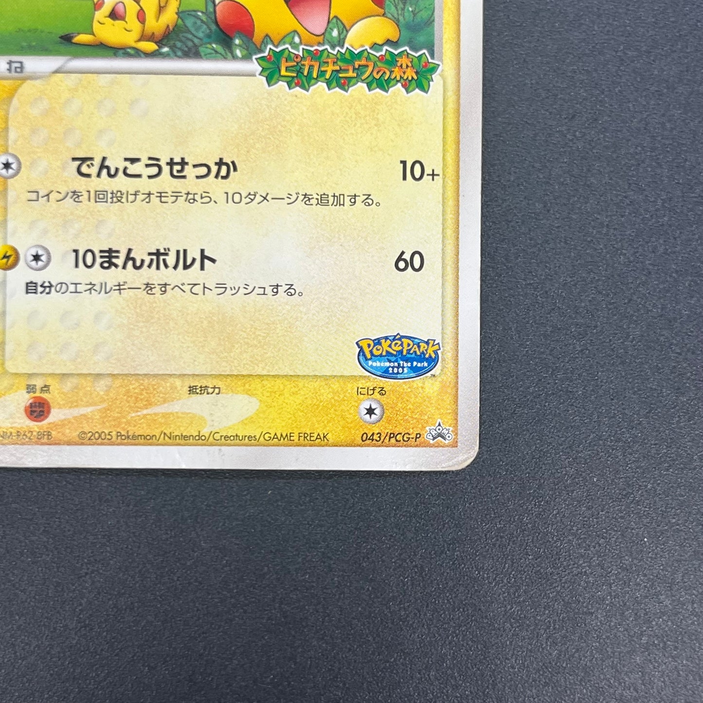 PokePark's Pikachu 043/PCG-P Promo Japanese Pokémon Card