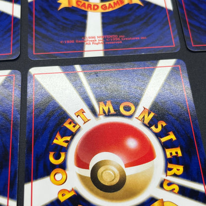 Pokemon Card Yuka Morii Old Back Caterpie 5 Set Japanese