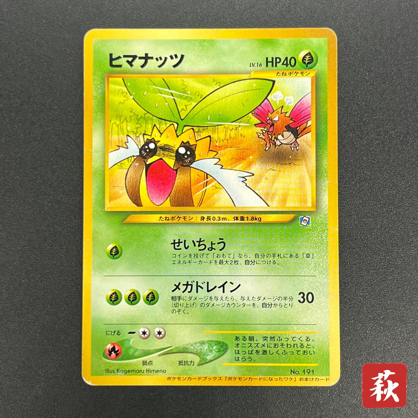 Sunkern 191 Natta Wake Vol.4 MP Promo Vintage Pokémon Card