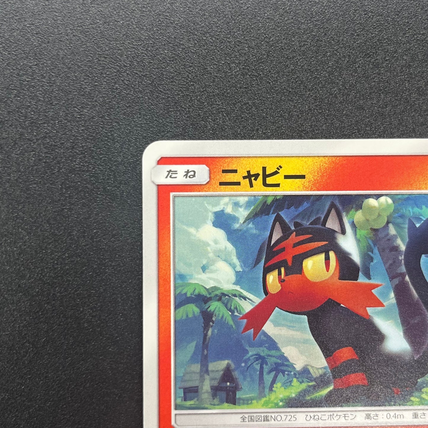 Litten Promo 050/SM-P Kodomo Stamp Japanese Pokemon Card
