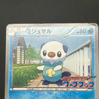 Oshawott Tepig Snivy BW-P Workbook Promo 3set Pokemon Card