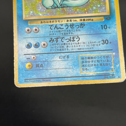 Jolteon Vaporeon Flareon Jungle Holo Old Back Pokémon Card