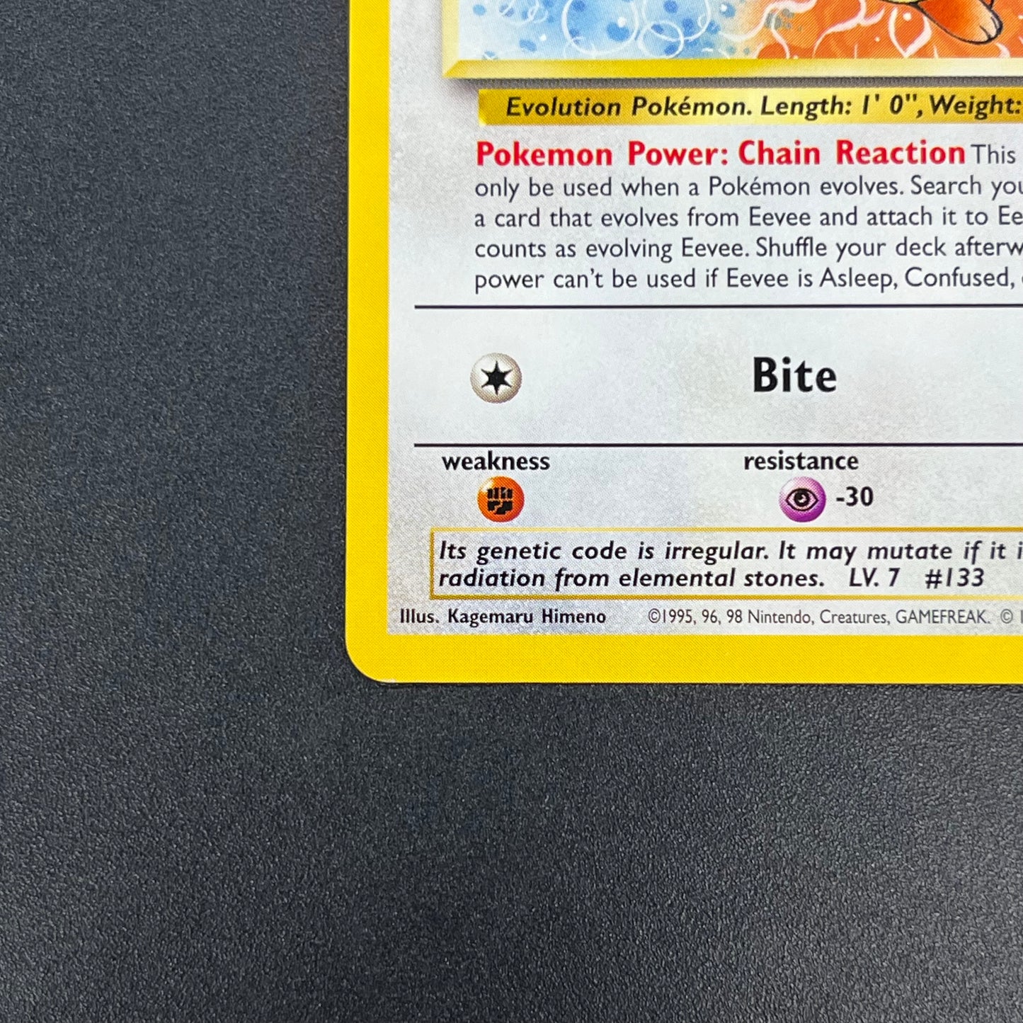 Eevee 11 JR Stamp Rally Promo 2000 Pokémon Card