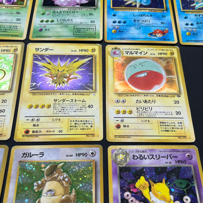 Raichu Nidoking etc 13set Holo Old Back Pokémon Card