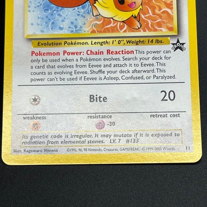 Eevee 11 JR Stamp Rally Promo 2000 Pokémon Card