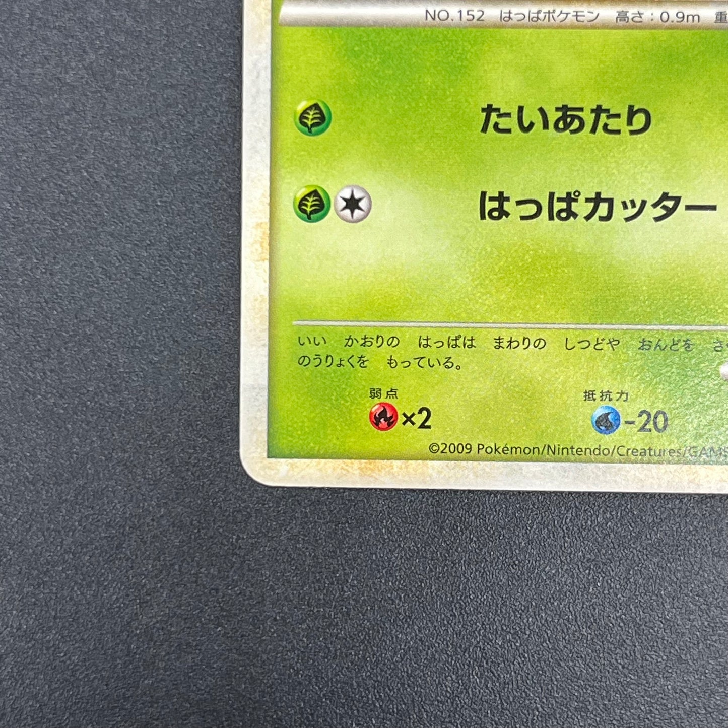 Chikorita 034/L-P Promo Pokémon Center Japanese Card