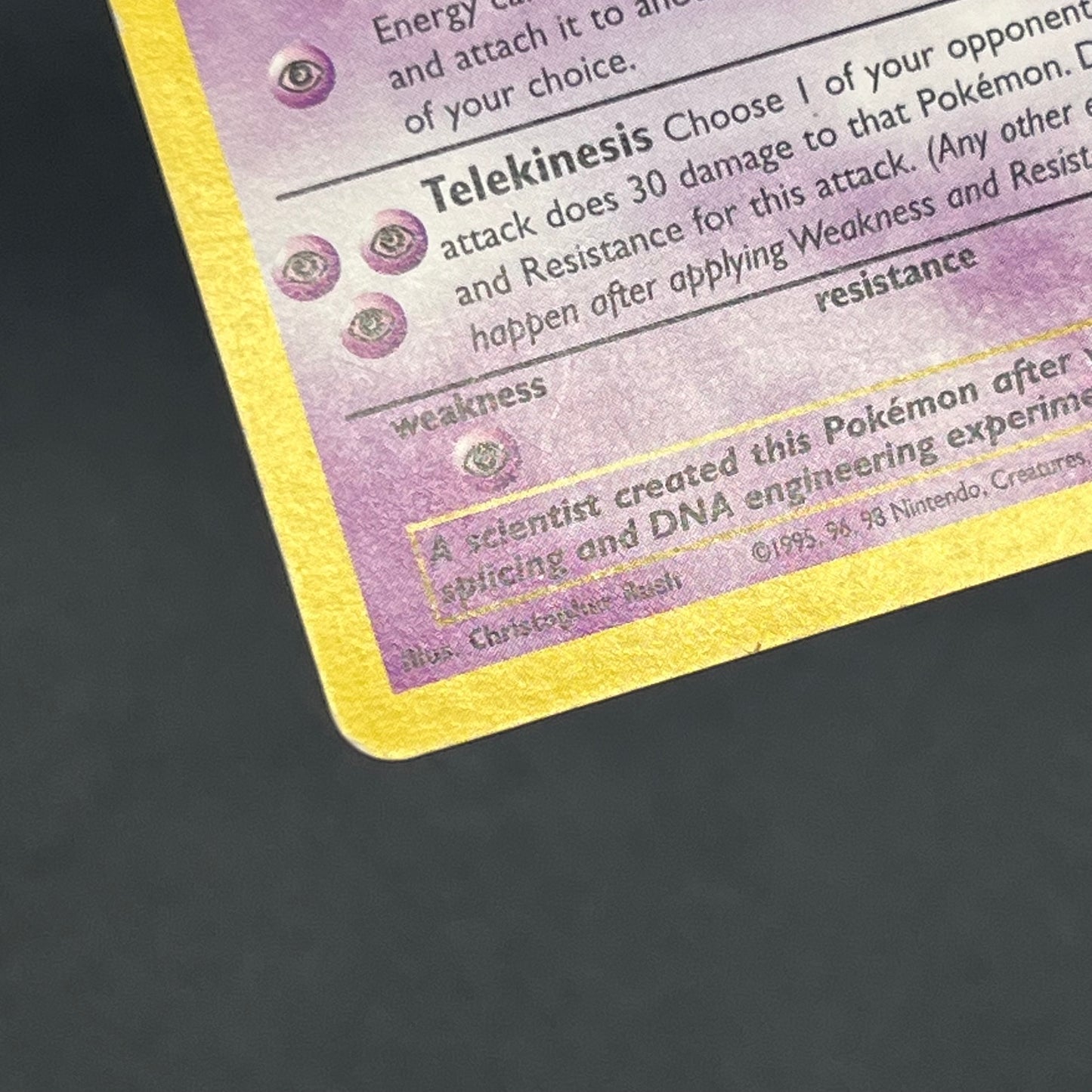 Mewtwo 12 JR Stamp Rally Promo 2000 Pokémon Card