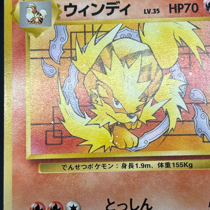 Arcanine No. 059 Intro Pack Squirtle Japanese Pokémon Card