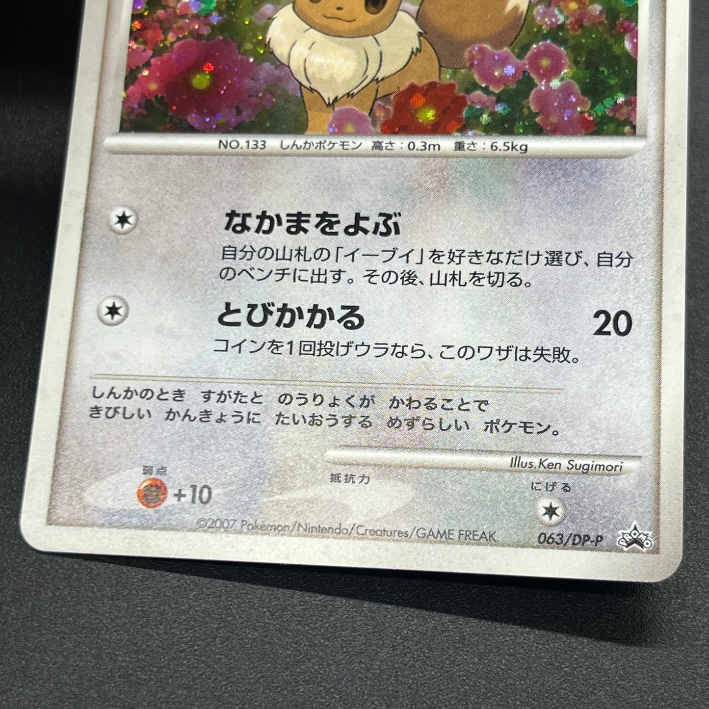 Eevee 063/DP-P Promo Trade Please event Pokemon Card
