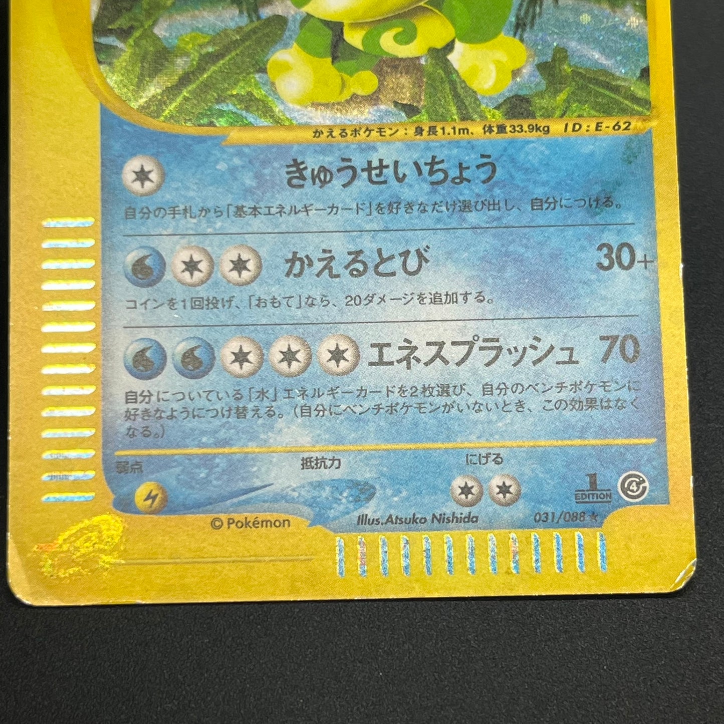 Politoed 031/088 e Series Skyridge Holo 1ED Pokémon Card