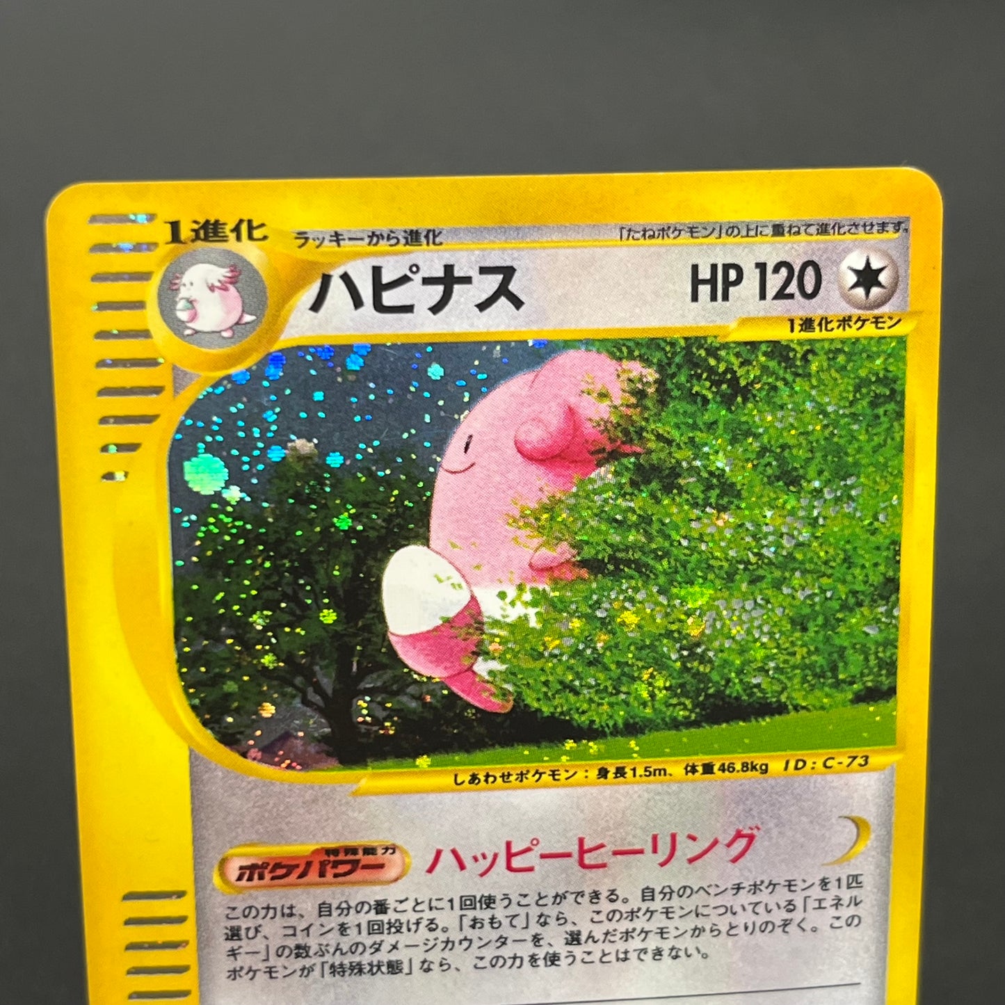 Blissey 066/092 e Holo Aquapolis Japanese Pokemon Card