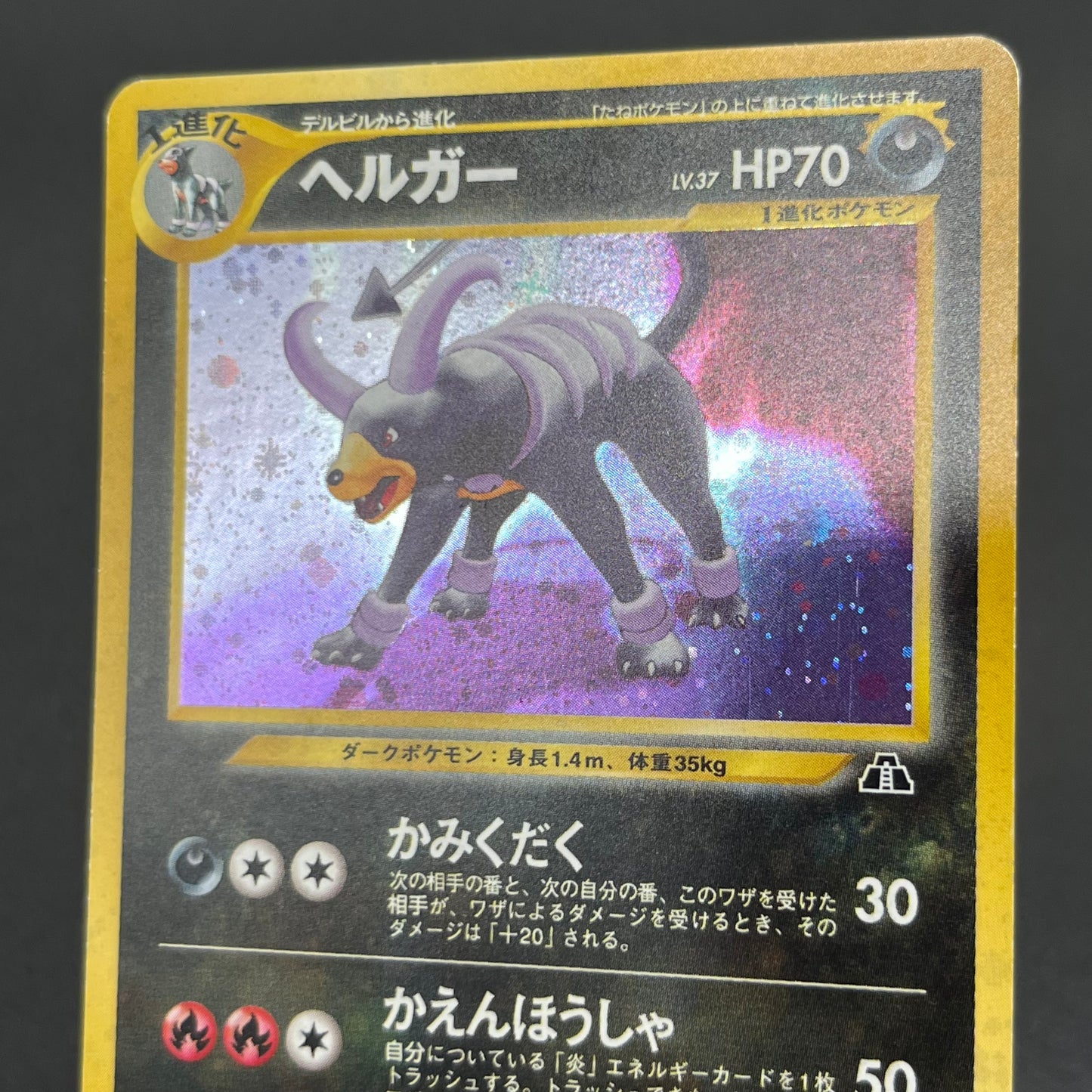 Houndoom No.229 Neo Discovery Holo Old Back Pokemon Card