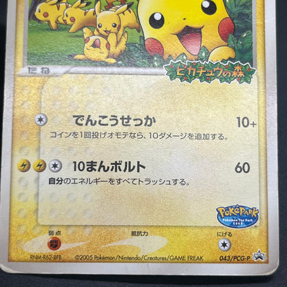 PokePark's Pikachu 043/PCG-P Promo Japanese Pokémon Card