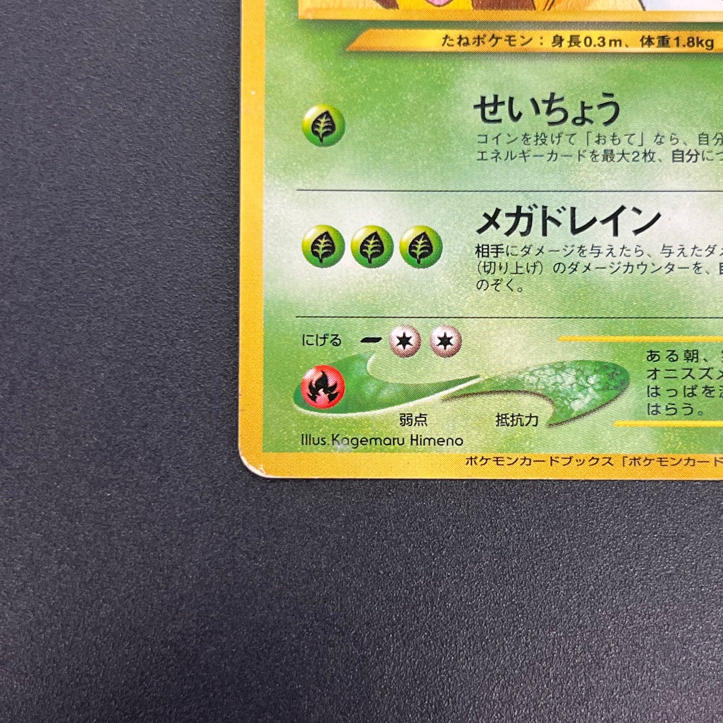 Sunkern 191 Natta Wake Vol.4 MP Promo Vintage Pokémon Card