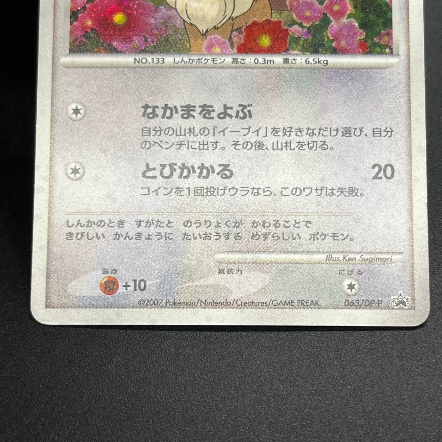Eevee 063/DP-P Promo Trade Please event Pokemon Card