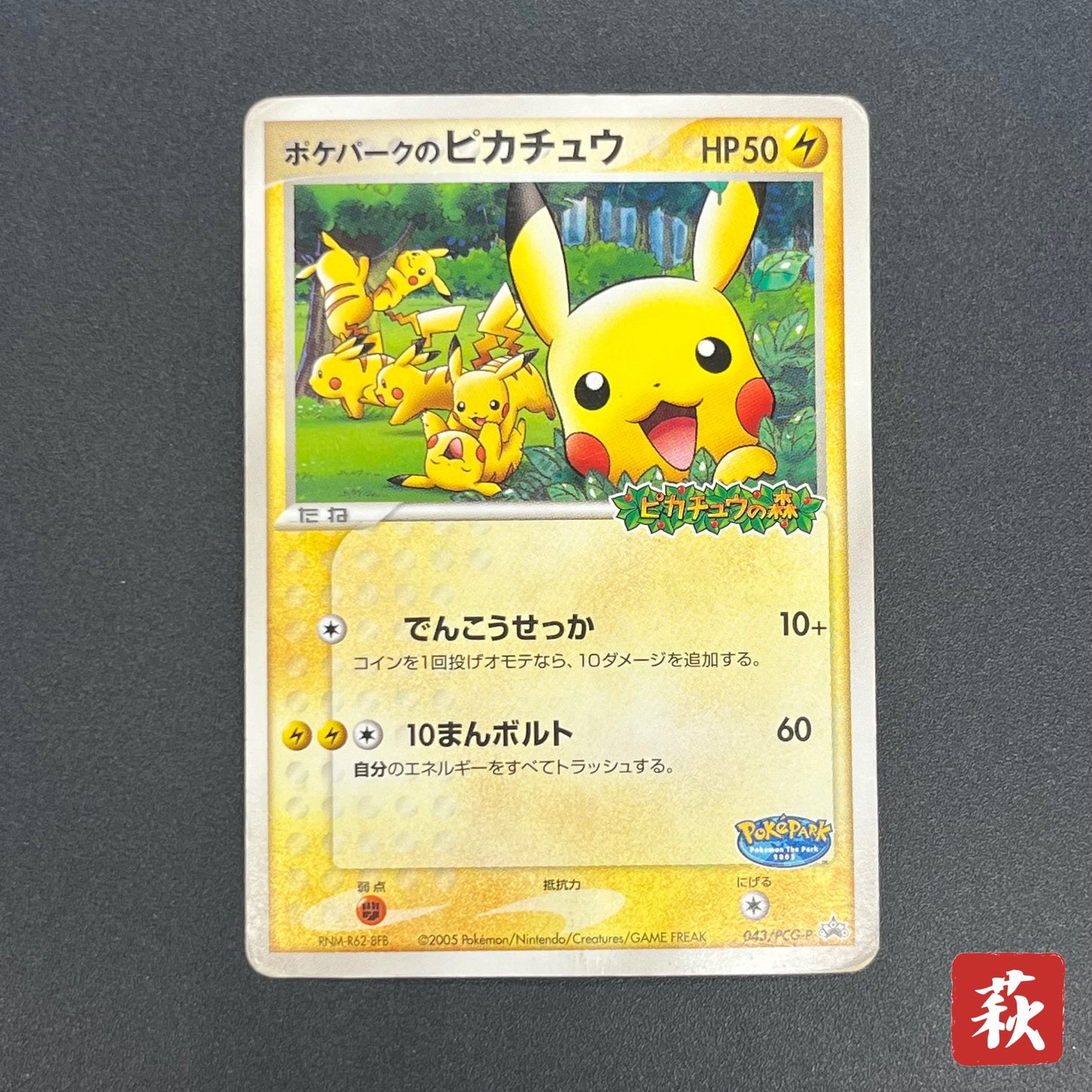 PokePark's Pikachu 043/PCG-P Promo Japanese Pokémon Card