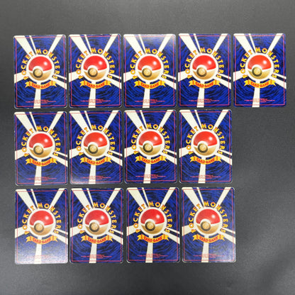 Raichu Nidoking etc 13set Holo Old Back Pokémon Card