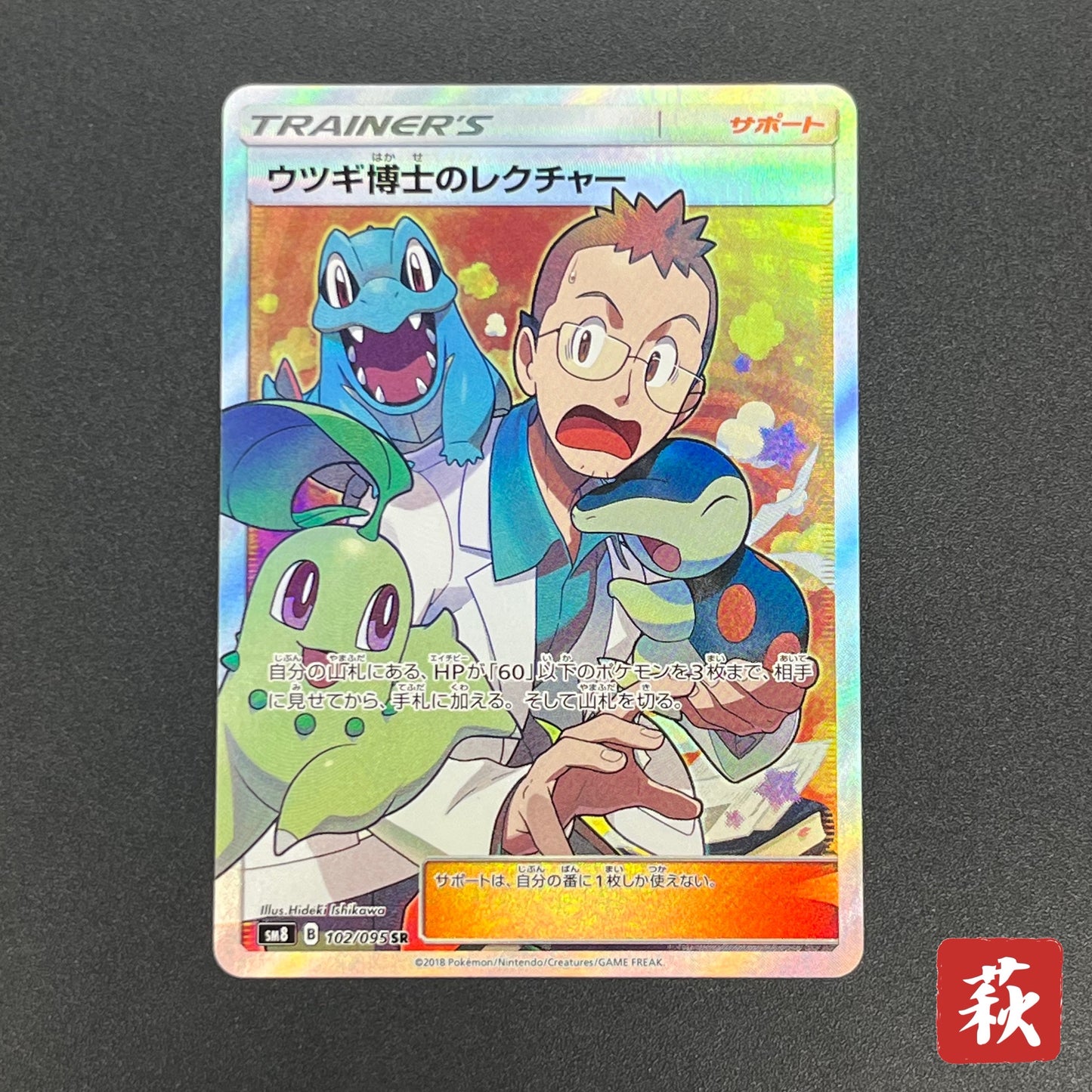 Professor Elm's Lecture 102/095 Lost Thunder Pokémon Card