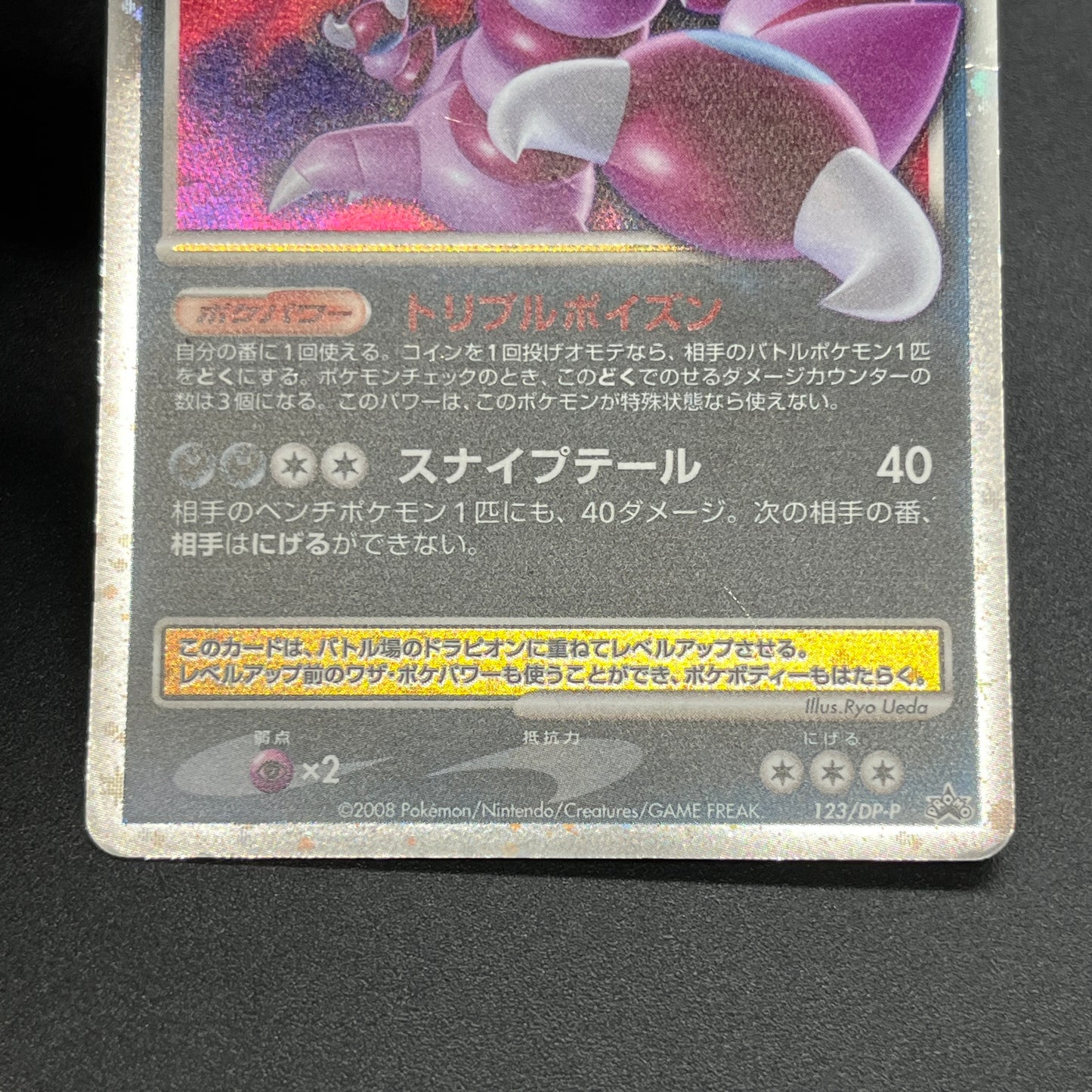 Drapion Lv.X 123/DP-P Destroyed Sky Book Pokemon Card